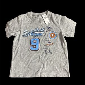 The Children's Place Boys NWT Gray Short Sleeve Tee with Graphic Design | 3T
